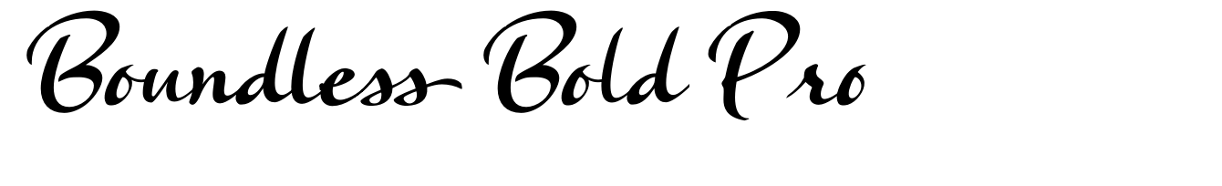 Boundless Bold Pro